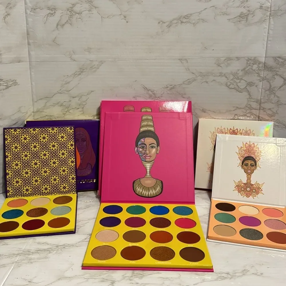Juvias Place The Masquerade large, the douce and the‎ Saharan II eyeshadow lot